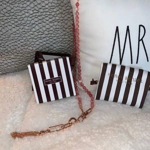 Henri Bendel Pink long necklace